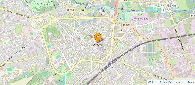 localisation de l'entreprise LE LOCAL à ARRAS