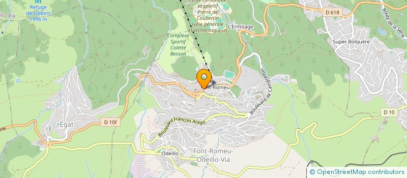 localisation de l'entreprise LE LOCAL à FONT-ROMEU-ODEILLO-VIA