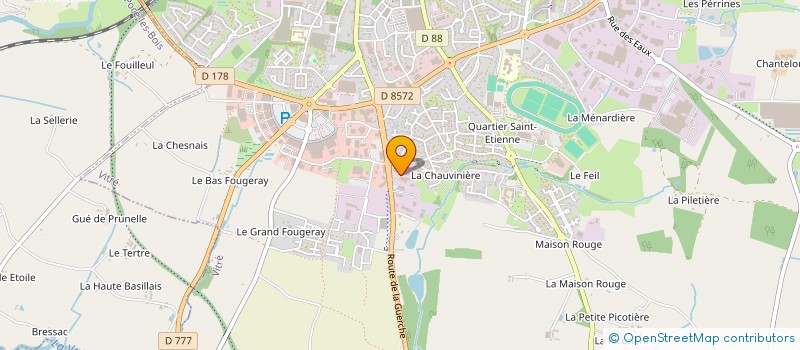 localisation de l'entreprise LE LOCAL  VITRE