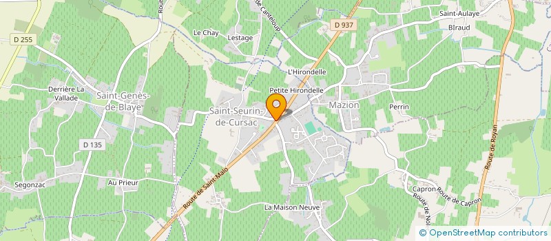 localisation de l'entreprise LE LOCAL à BLAYE