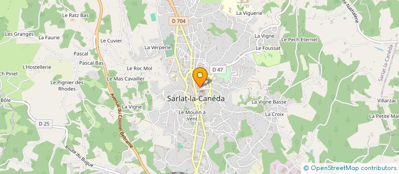 localisation de l'entreprise LE LOCAL à SARLAT-LA-CANEDA