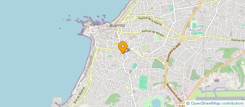 localisation de l'entreprise LE LOCAL BIARRITZ  BIARRITZ