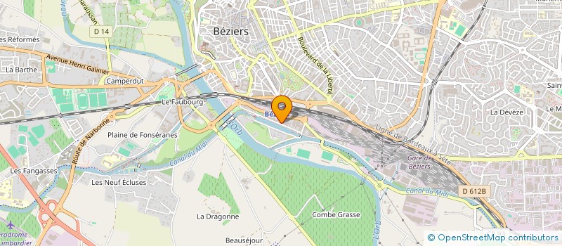 localisation de l'entreprise LE LOCAL DALITROT à BEZIERS