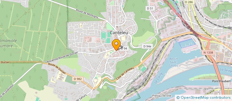 localisation de l'entreprise LE LOCAL SAINT VINCENT  CANTELEU