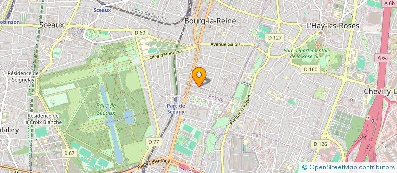 localisation de l'entreprise LE LOCATAIRE à BOURG-LA-REINE