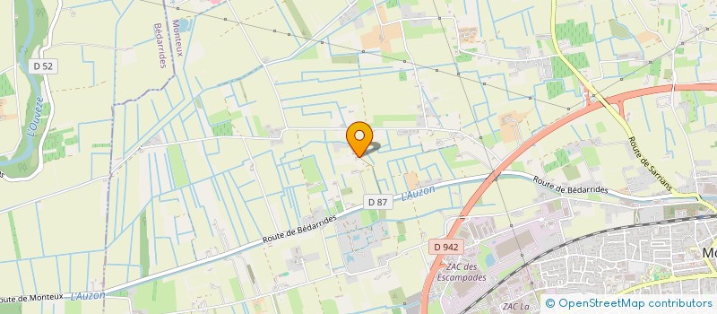 localisation de l'entreprise LE LODGE  MONTEUX