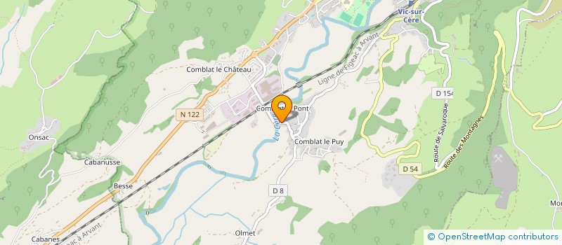 localisation de l'entreprise LE LODO à VIC-SUR-CERE