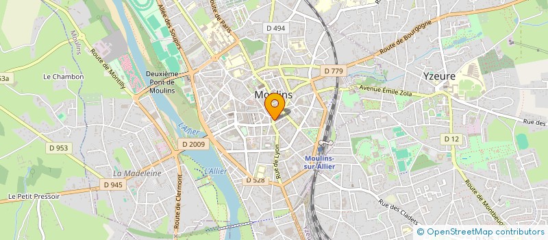 localisation de l'entreprise LE LOFT à MOULINS