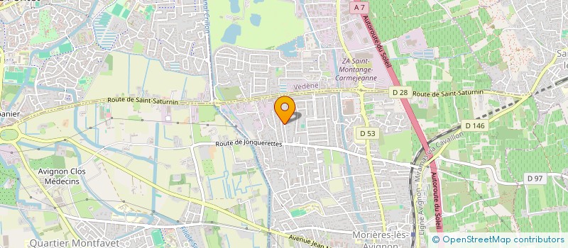 localisation de l'entreprise LE LOFT  MORIERES-LES-AVIGNON