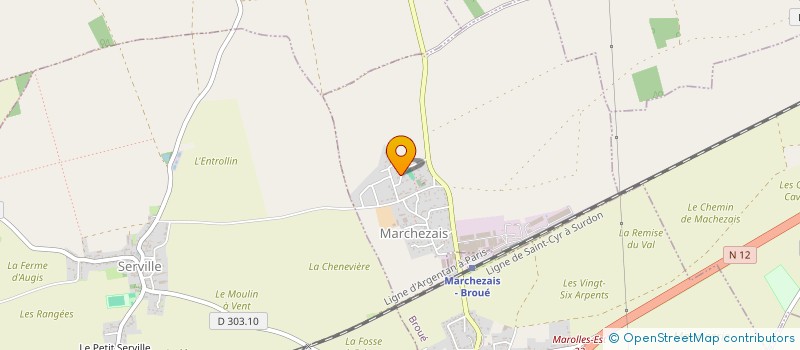 localisation de l'entreprise LE LOFT à MARCHEZAIS
