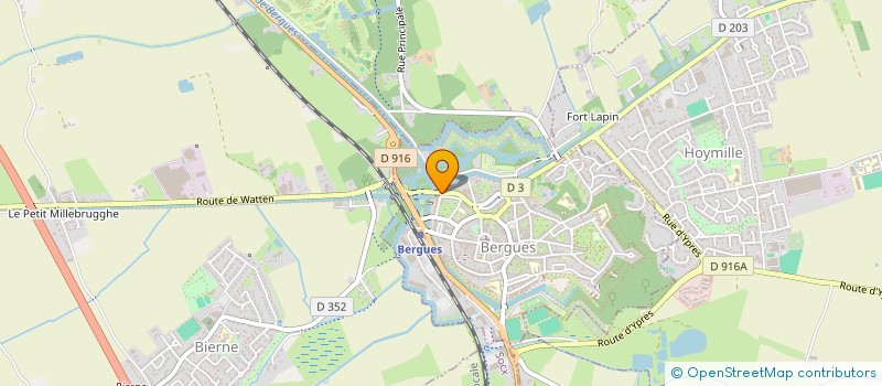 localisation de l'entreprise LE LOFT  BERGUES