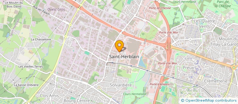 localisation de l'entreprise LE LOFT  ST-HERBLAIN