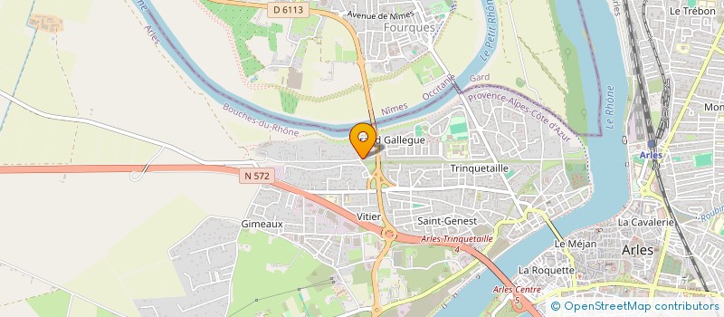 localisation de l'entreprise LE LOFT à ARLES