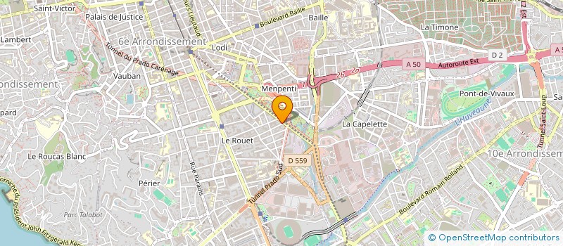 localisation de l'entreprise LE LOFT BARBERSHOP  MARSEILLE