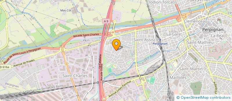 localisation de l'entreprise LE LOFT CREATIF  PERPIGNAN