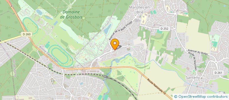 localisation de l'entreprise LE LOFT DES CHATS  MAROLLES-EN-BRIE