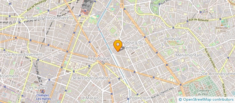 localisation de l'entreprise LE LOFT DU CANAL  PARIS