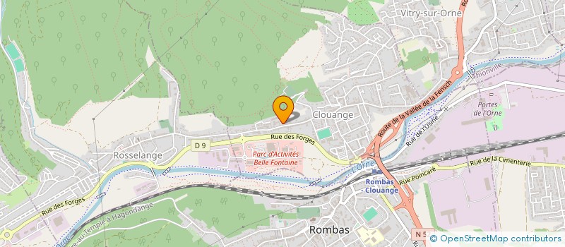 localisation de l'entreprise LE LOFT DU COIFFEUR CLOUANGE  CLOUANGE