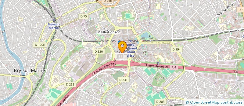 localisation de l'entreprise LE LOFT INDUSTRIEL à NOISY-LE-GRAND