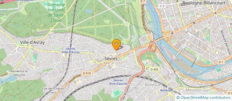 localisation de l'entreprise LE LOFT RURAL à SEVRES