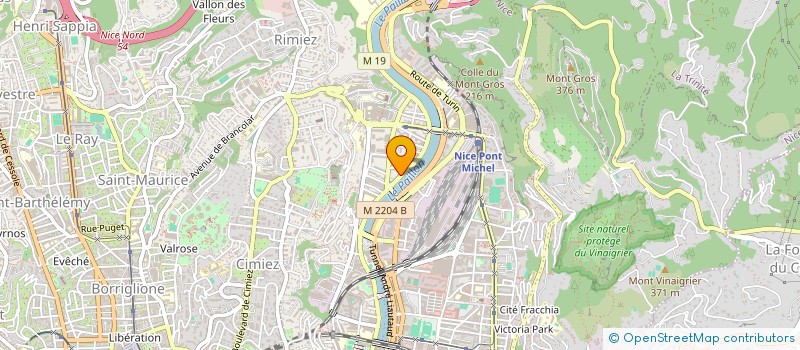 localisation de l'entreprise LE LOFT SAS  NICE