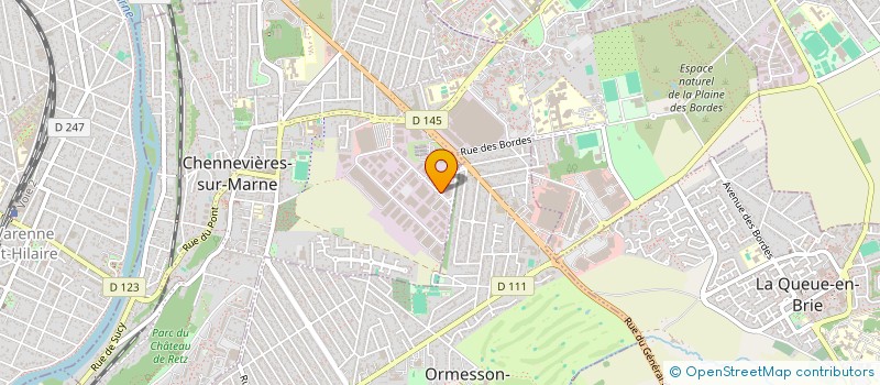 localisation de l'entreprise LE LOFT TRAINING  CHENNEVIERES-SUR-MARNE