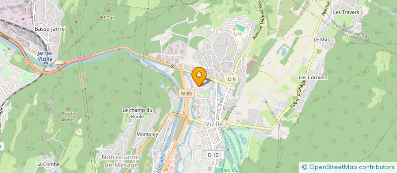 localisation de l'entreprise LE LOGEMENT DU PAYS DE VIZILLE à VIZILLE