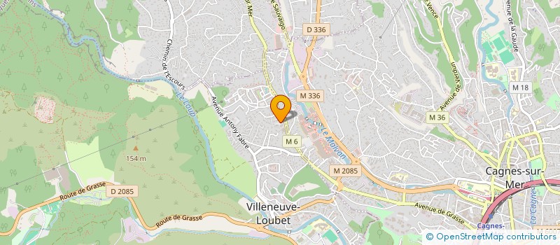 localisation de l'entreprise LE LOGICIEL FRANCAIS à VILLENEUVE-LOUBET