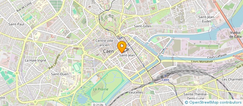 localisation de l'entreprise LE LOGIS à CAEN