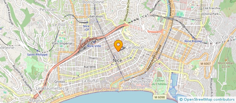localisation de l'entreprise LE LOGIS à NICE