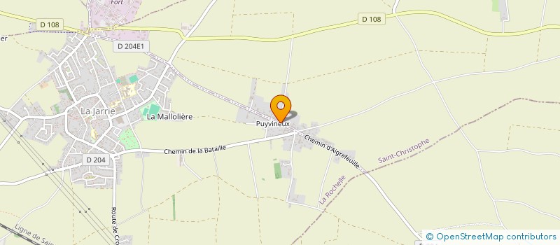 localisation de l'entreprise LE LOGIS ARTISANAL à SAINT-CHRISTOPHE