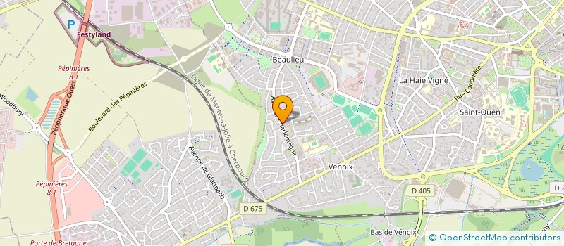 localisation de l'entreprise LE LOGIS CHARLEMAGNE à CAEN
