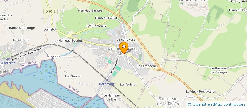 localisation de l'entreprise LE LOGIS COUTANCAIS à BARNEVILLE-CARTERET