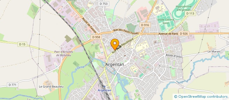 localisation de l'entreprise LE LOGIS D'ISABELLE à ARGENTAN
