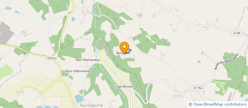 localisation de l'entreprise LE LOGIS DE BARUFAUD à CHERVES-CHATELARS