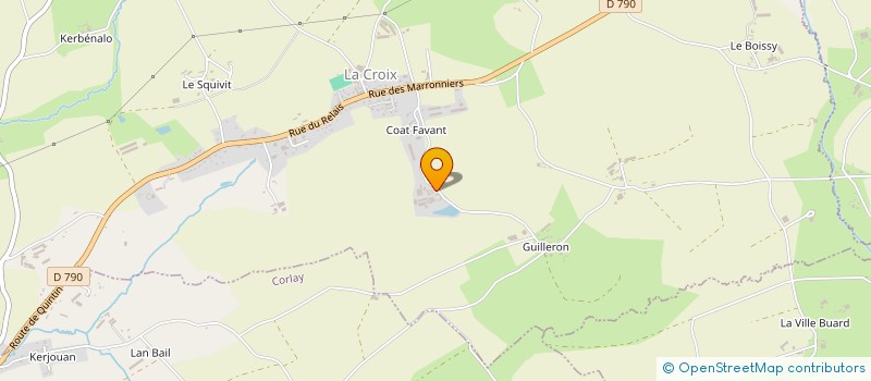 localisation de l'entreprise LE LOGIS DE BOCOZEL  LE HAUT-CORLAY