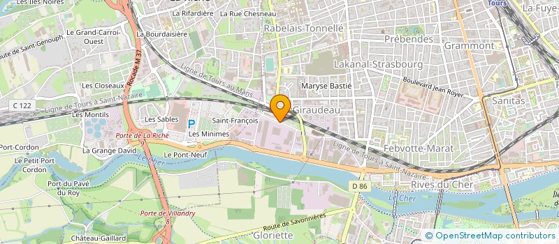 localisation de l'entreprise LE LOGIS DE BONNEAU à TOURS