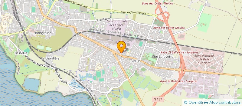 localisation de l'entreprise LE LOGIS DE L'OIE  AYTRE