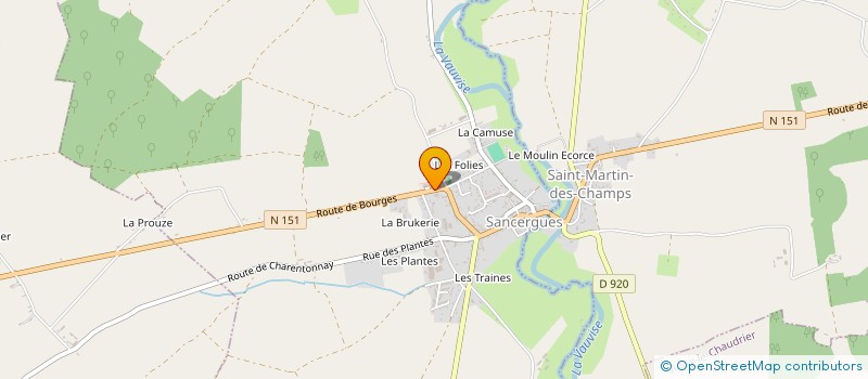localisation de l'entreprise LE LOGIS DE LA CHAUMIERE à LA CHAPELLE-MONTLINARD