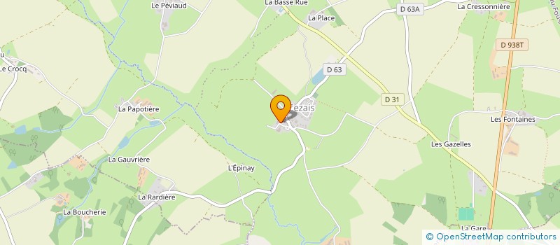 localisation de l'entreprise LE LOGIS DE LA CURE  RIVES-DU-FOUGERAIS