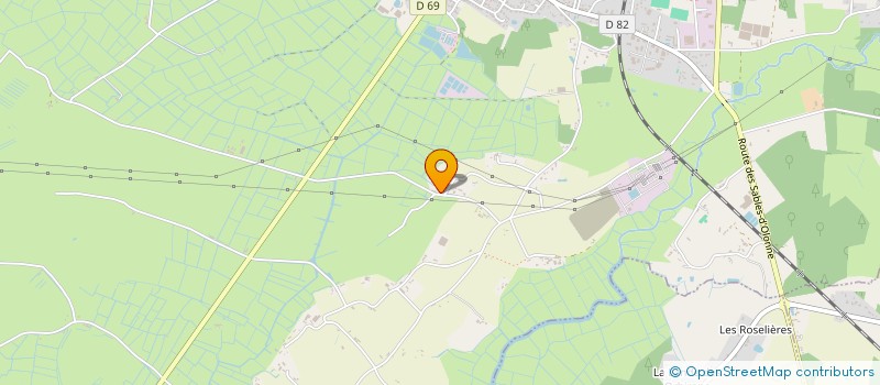 localisation de l'entreprise LE LOGIS DE LA MONGIE à SOULLANS