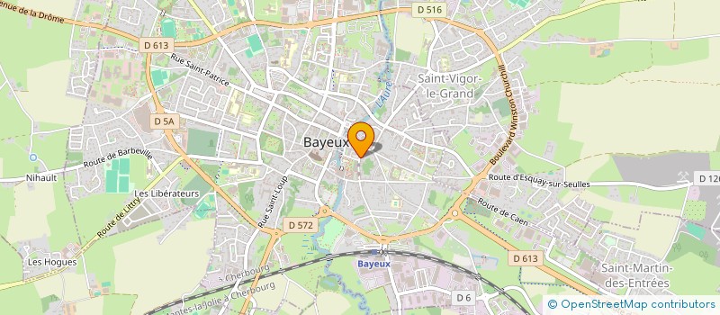 localisation de l'entreprise LE LOGIS DE LOULOU  BAYEUX