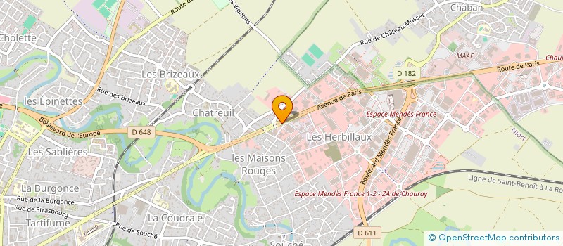 localisation de l'entreprise LE LOGIS DE MAUZAY  NIORT