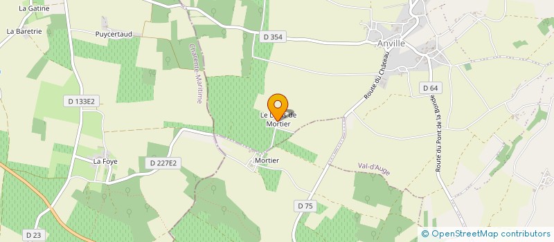 localisation de l'entreprise LE LOGIS DE MORTIER à VAL-D'AUGE