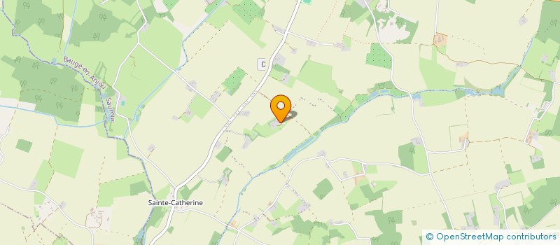 localisation de l'entreprise LE LOGIS DE POELLIER à BAUGE-EN-ANJOU
