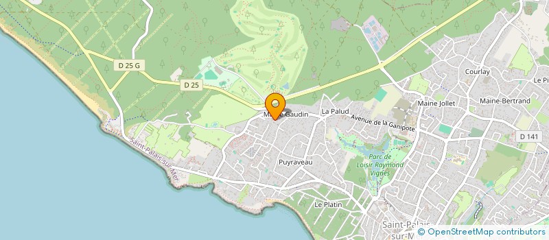 localisation de l'entreprise LE LOGIS DE RAPHABEL  SAINT-PALAIS-SUR-MER