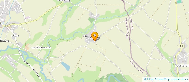 localisation de l'entreprise LE LOGIS DE SERZAIS  SAINT-HILAIRE-DES-LOGES