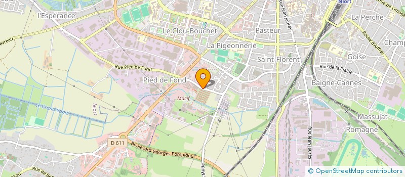 localisation de l'entreprise LE LOGIS DES FRANCS  NIORT