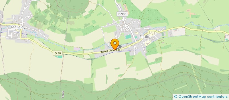 localisation de l'entreprise LE LOGIS DES P'TITES CHIPIES  FAULX