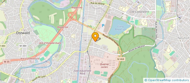 localisation de l'entreprise LE LOGIS DOMPIERRE  ILLKIRCH-GRAFFENSTADEN